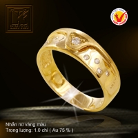 Nhẫn nữ vàng màu 18K