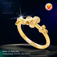 Nhẫn nữ vàng màu 18K