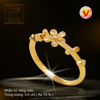 Nhẫn nữ vàng màu 18K