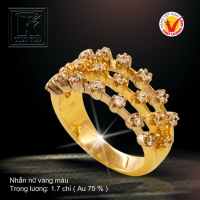 Nhẫn nữ vàng màu 18K