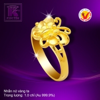 Nhẫn nữ vàng 24K