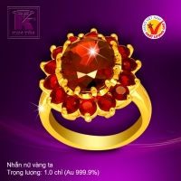 Nhẫn nữ vàng 24K