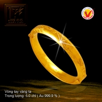 Vòng tay vàng 24K