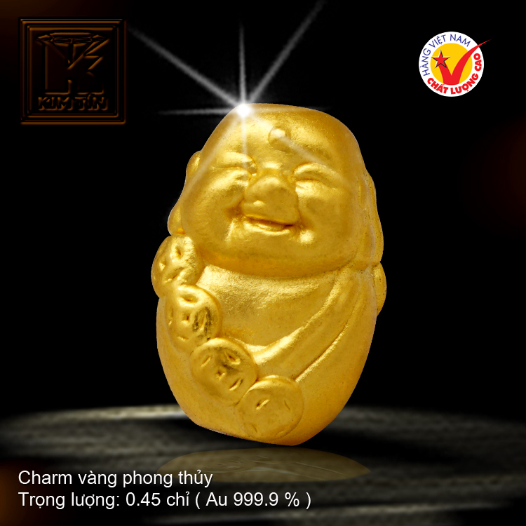 Charm vàng phong thủy