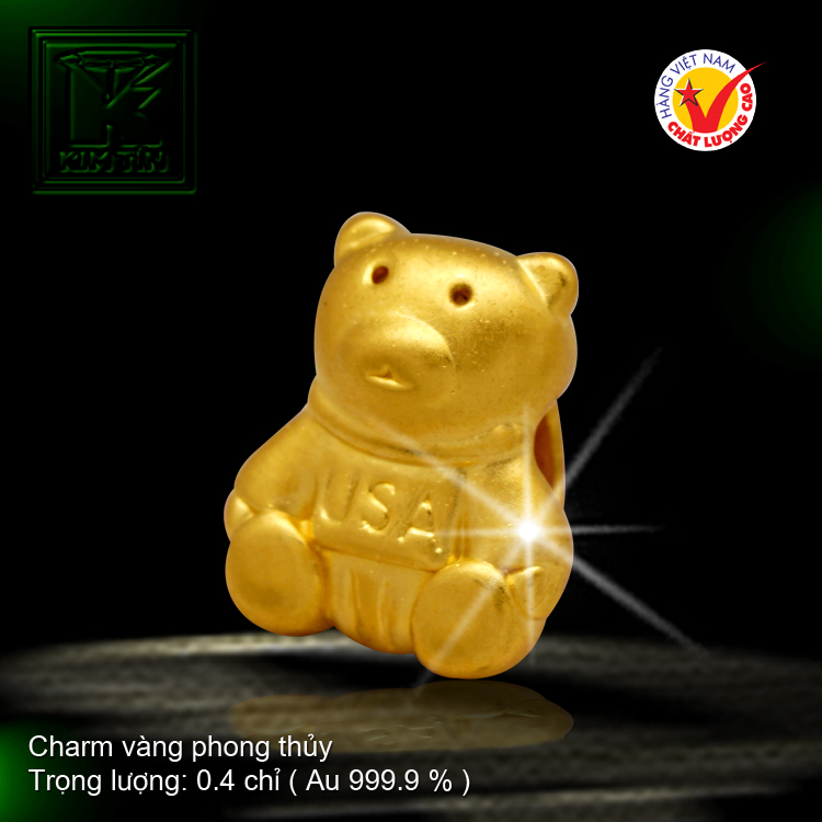 Charm vàng phong thủy