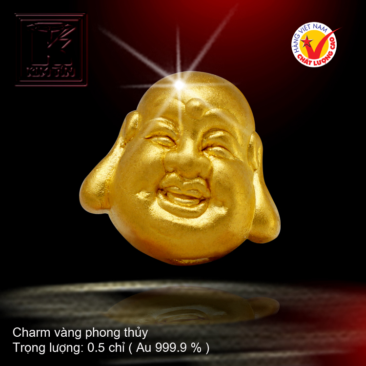 Charm vàng phong thủy