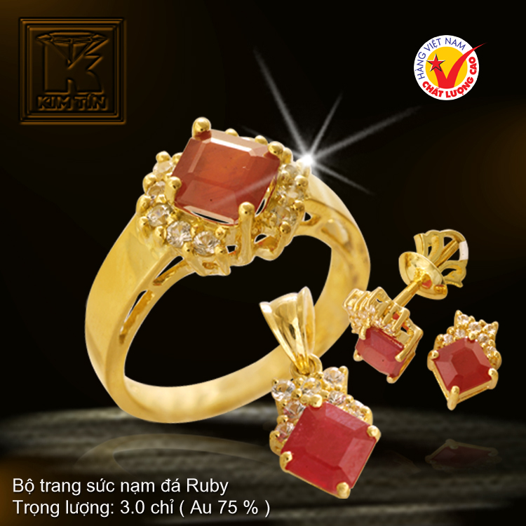 Bộ vàng màu 18K