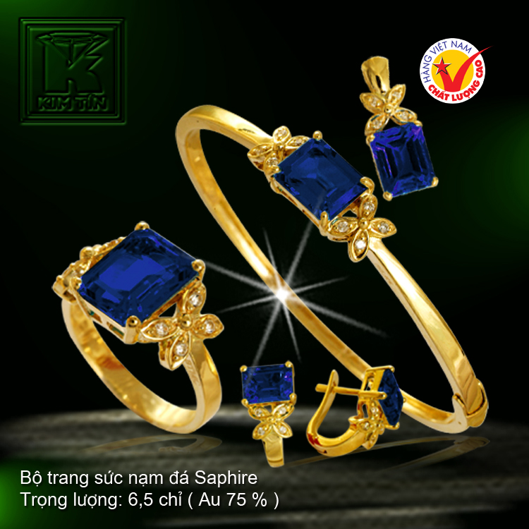 Bộ vàng màu 18K