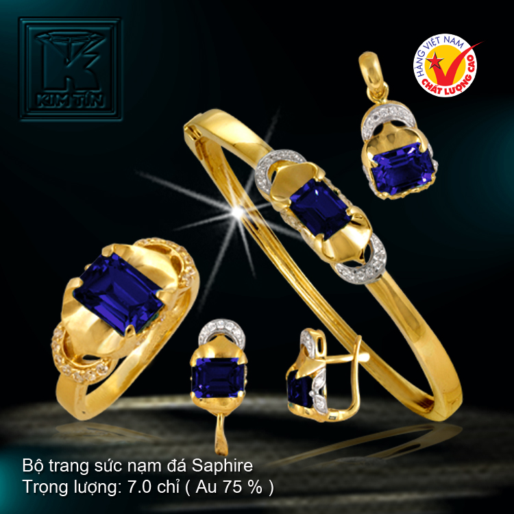 Bộ vàng màu 18K