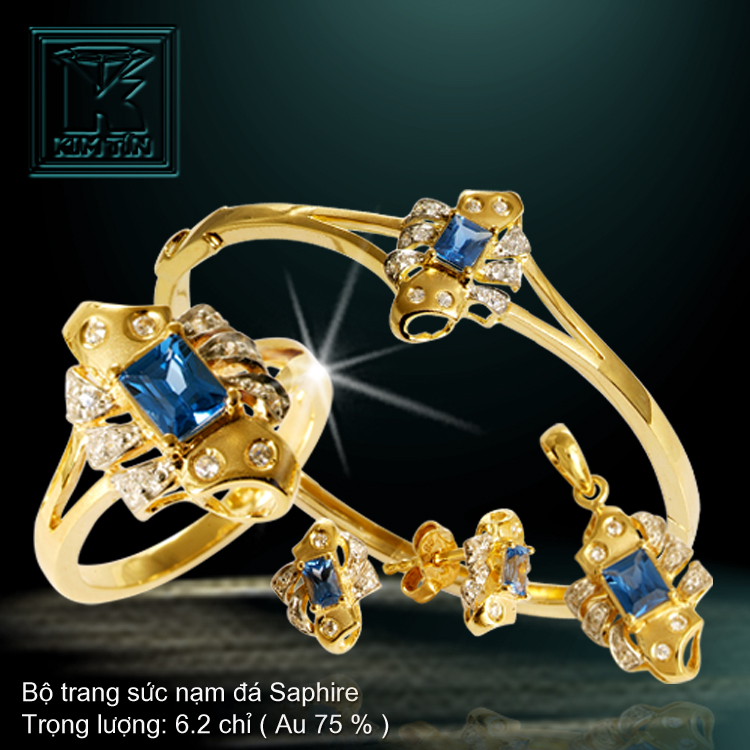 Bộ vàng màu 18K