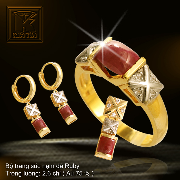 Bộ vàng màu 18K