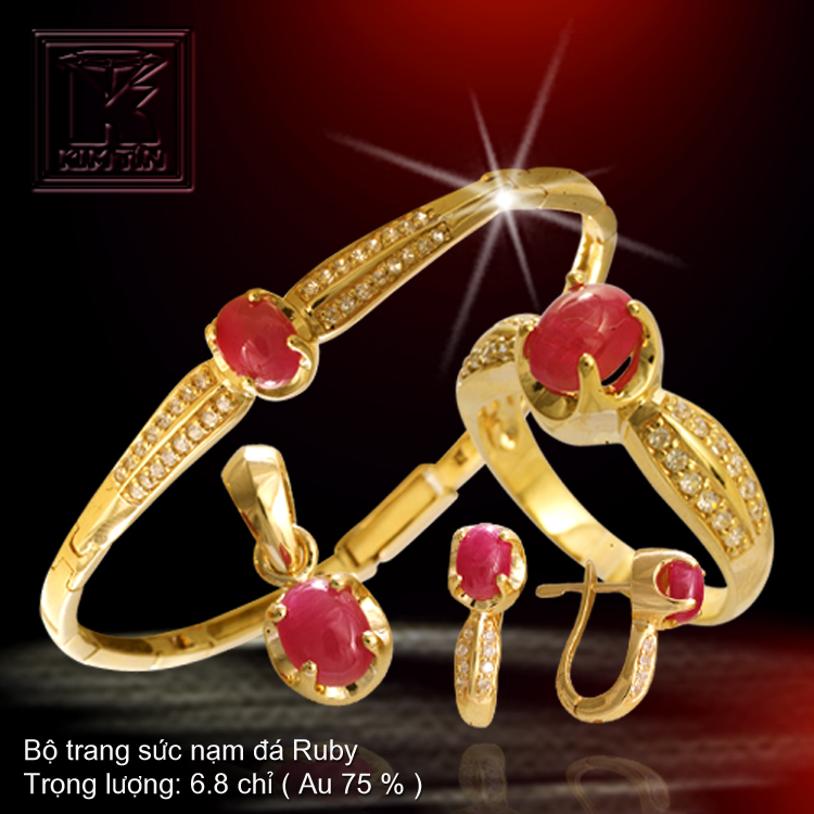 Bộ vàng màu 18K