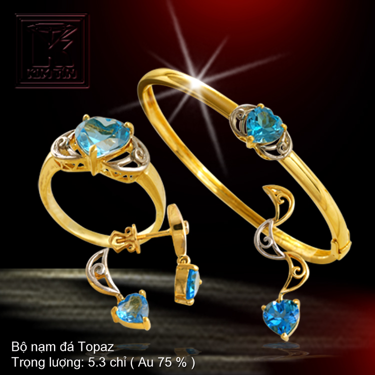 Bộ vàng màu 18K