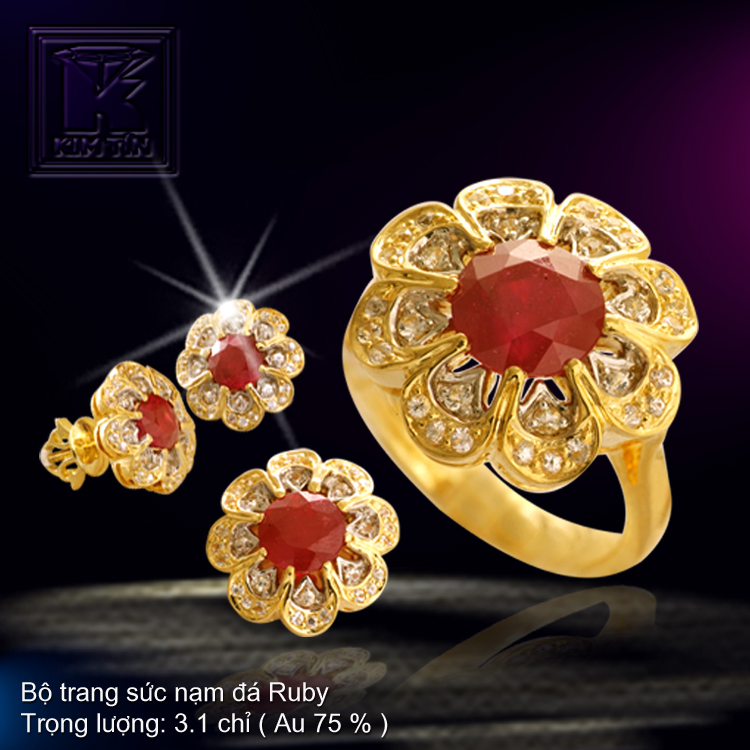 Bộ vàng màu 18K