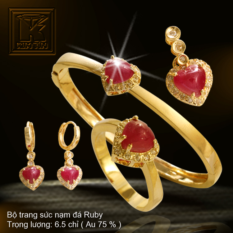 Bộ vàng màu 18K