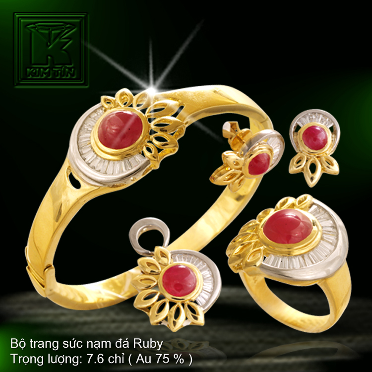 Bộ vàng màu 18K