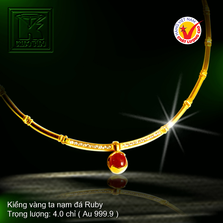 Kiềng cổ vàng 24K