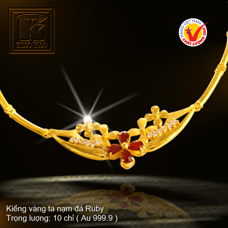 Kiềng cổ vàng 24K