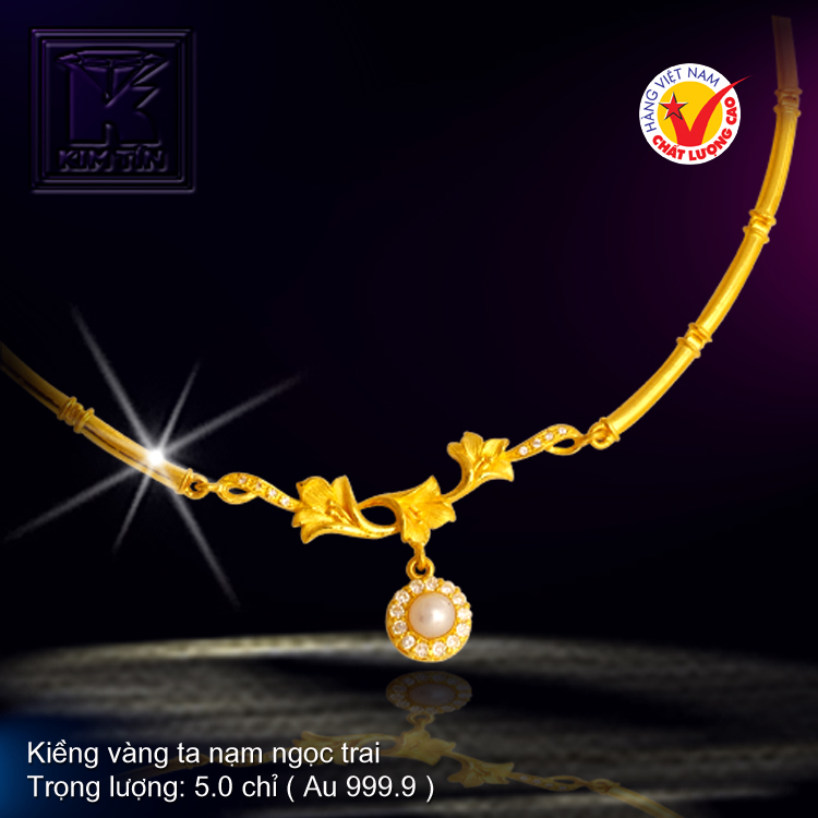 Kiềng cổ vàng 24K