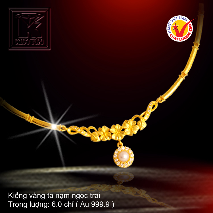 Kiềng cổ vàng 24K