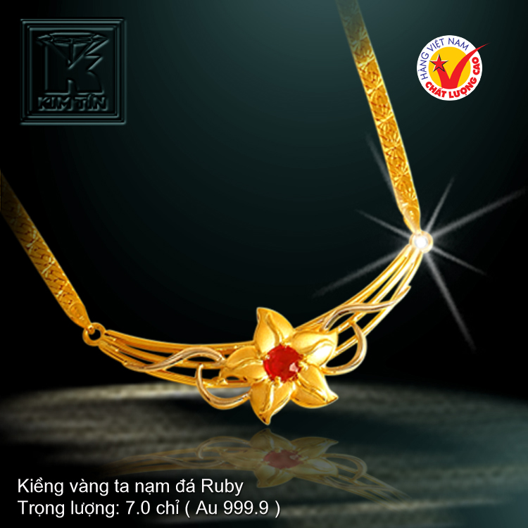 Kiềng cổ vàng 24K