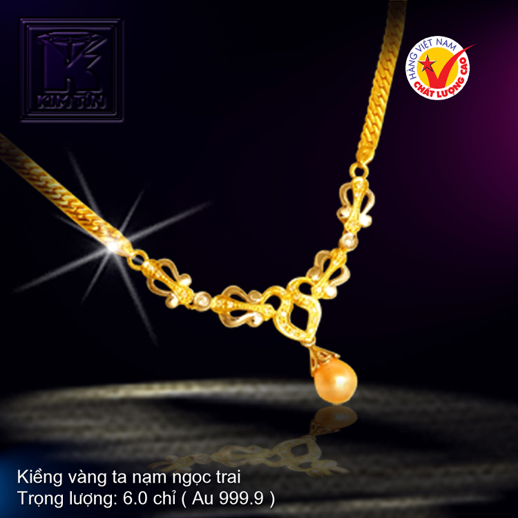 Kiềng cổ vàng 24K