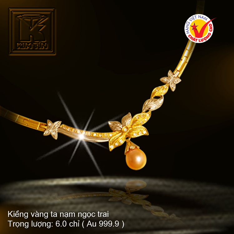 Kiềng cổ vàng 24K