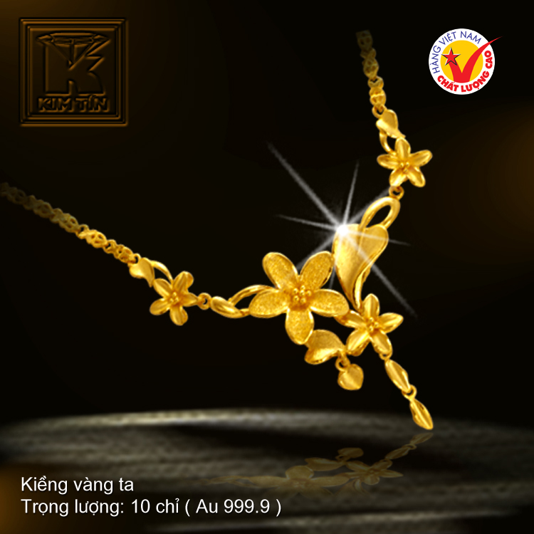 Kiềng cổ vàng 24K