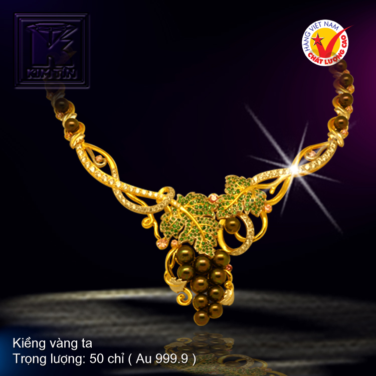 Kiềng cổ vàng 24K