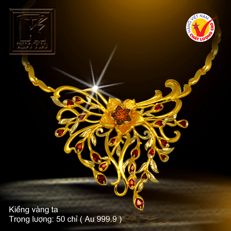 Kiềng cổ vàng 24K