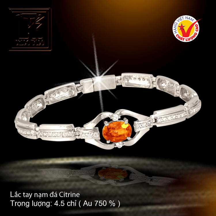 Lắc tay vàng 18 K