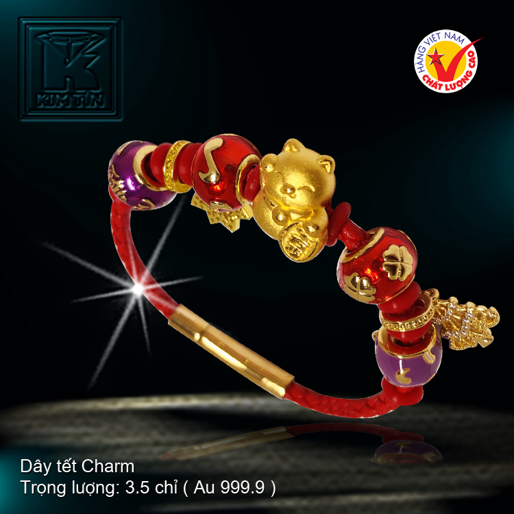 Dây tết Charm