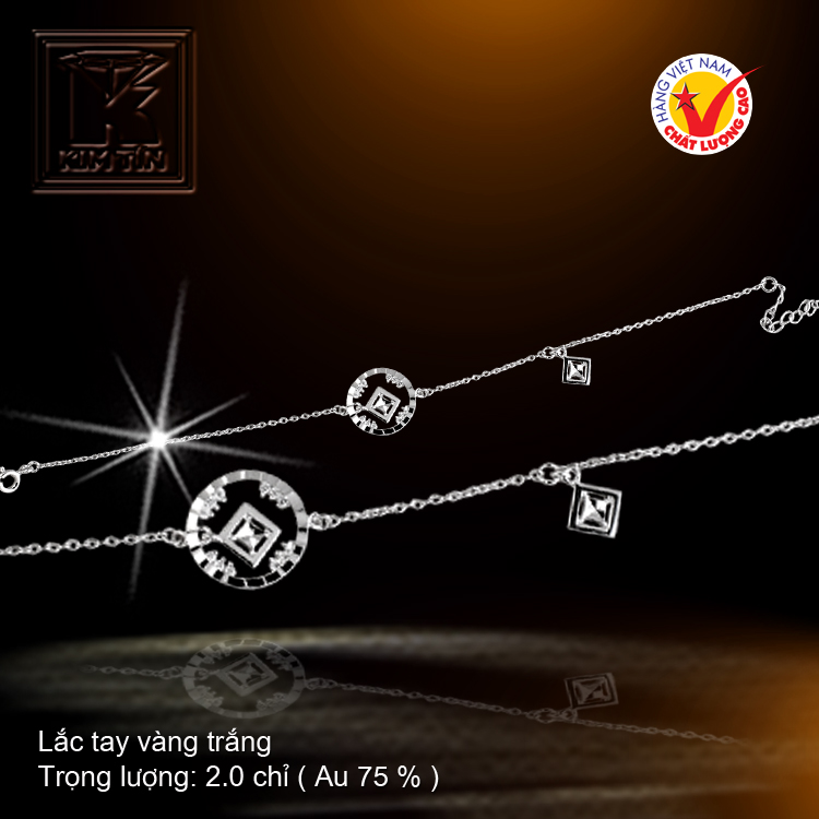 Lắc tay vàng 18K