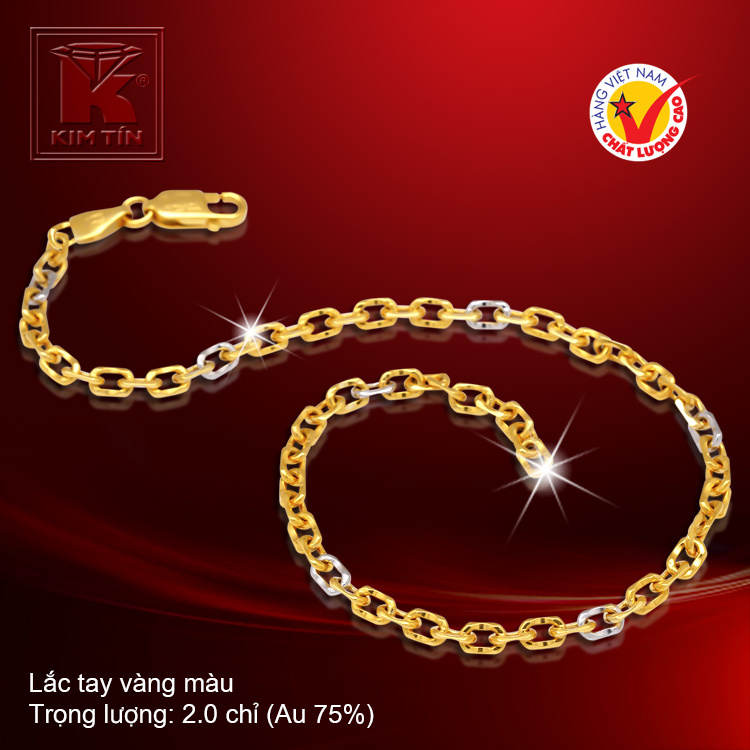 Lắc tay vàng 18k