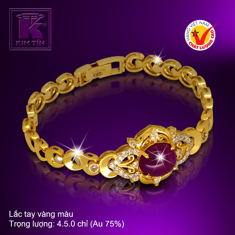 Lắc tay vàng 18k