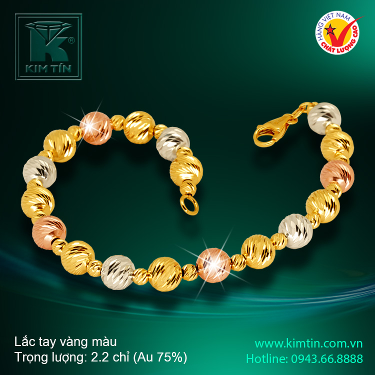 Lắc tay vàng 18k