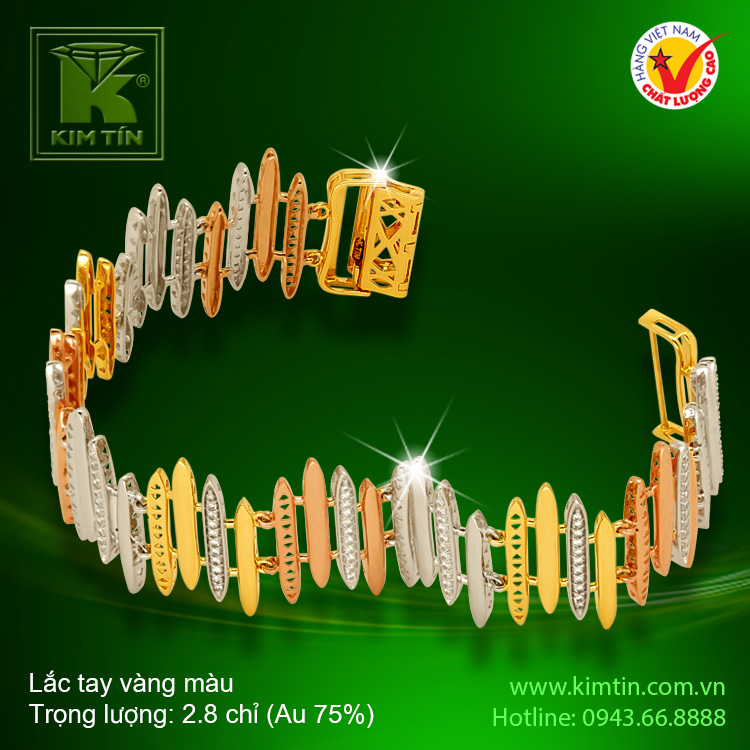 Lắc tay vàng 18k