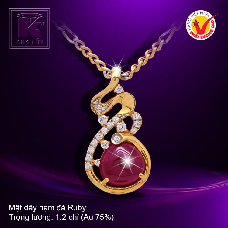 Mặt dây vàng 18K