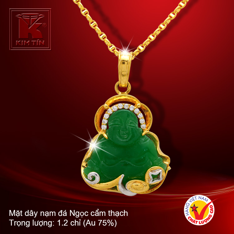 Mặt dây vàng 18K