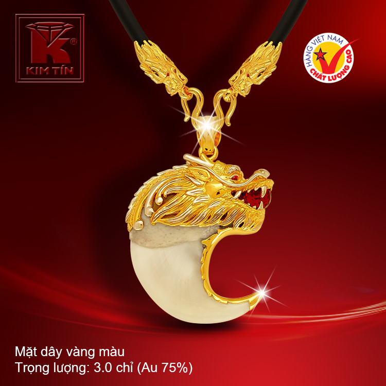 Mặt dây vàng 18K