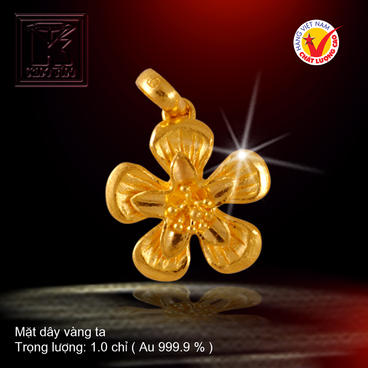 Mặt dây vàng 24K