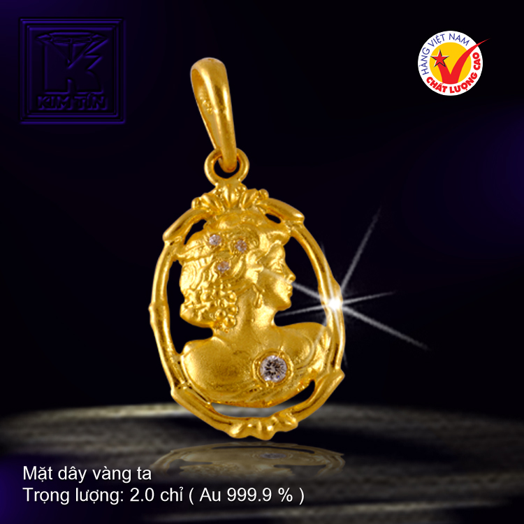 Mặt dây vàng 24K