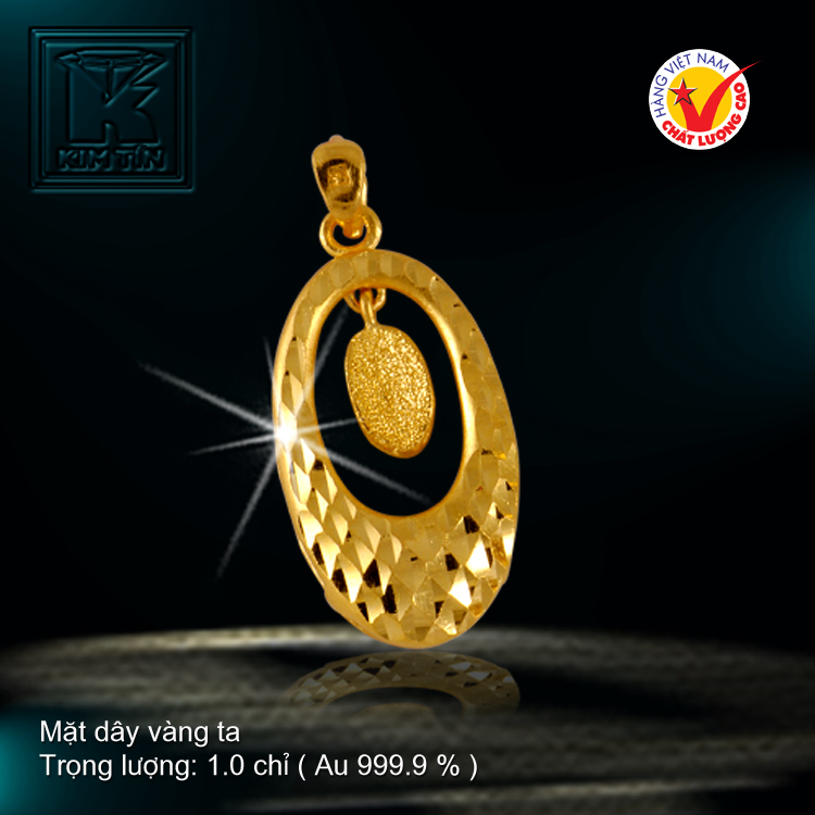 Mặt dây vàng 24K