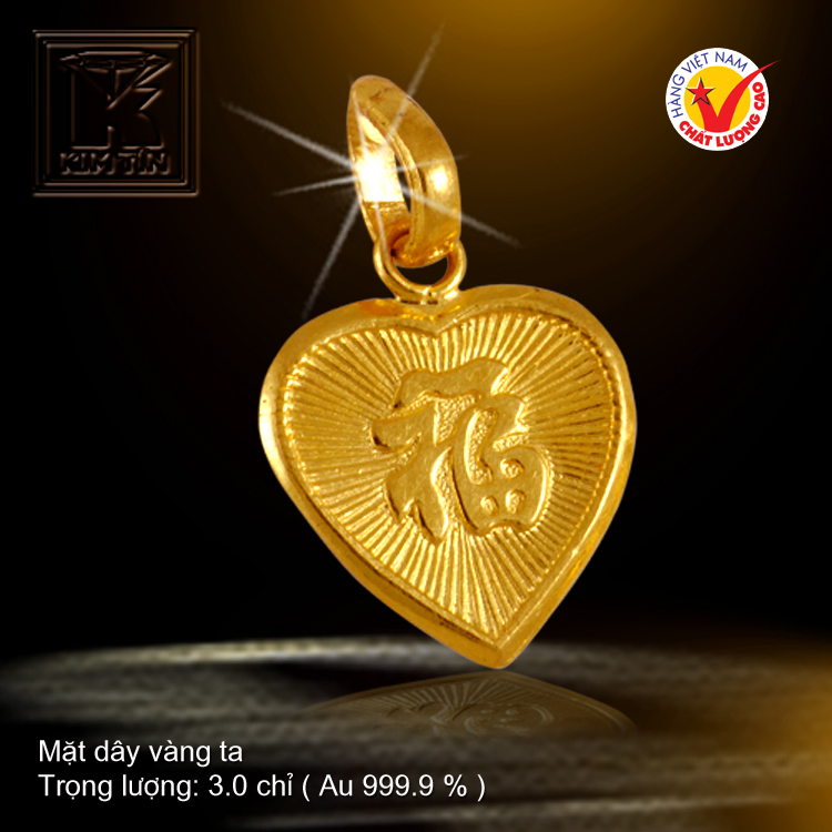 Mặt dây vàng 24K