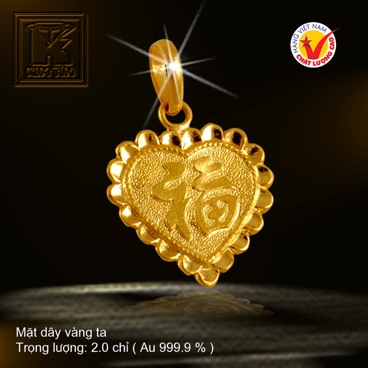 Mặt dây vàng 24K