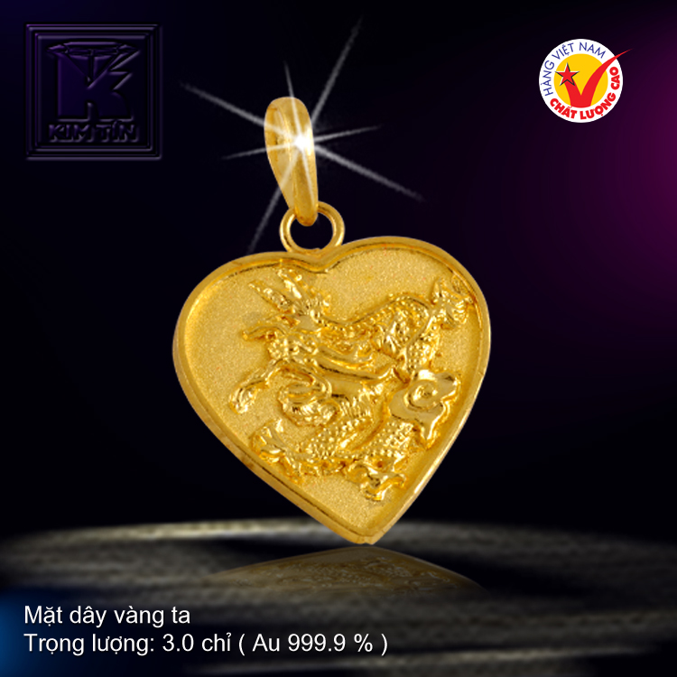 Mặt dây vàng 24K