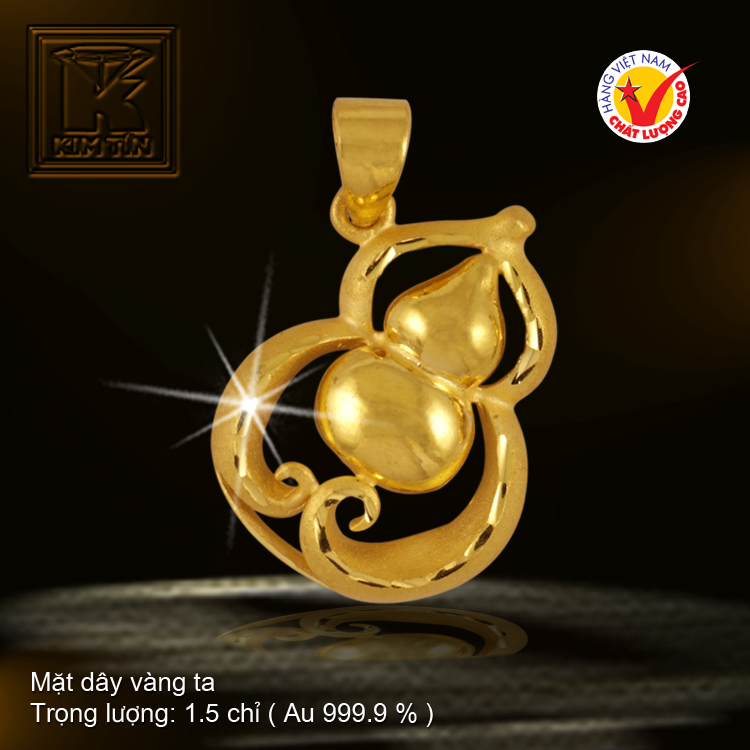 Mặt dây vàng 24K