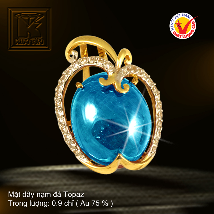 Mặt dây vàng 18 K