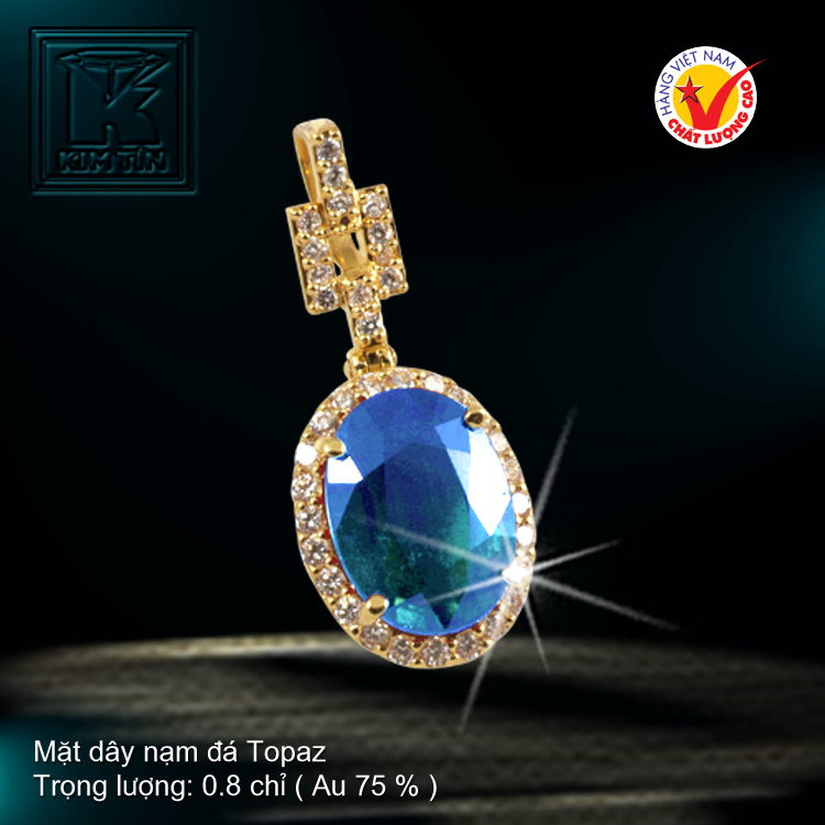 Mặt dây vàng 18 K