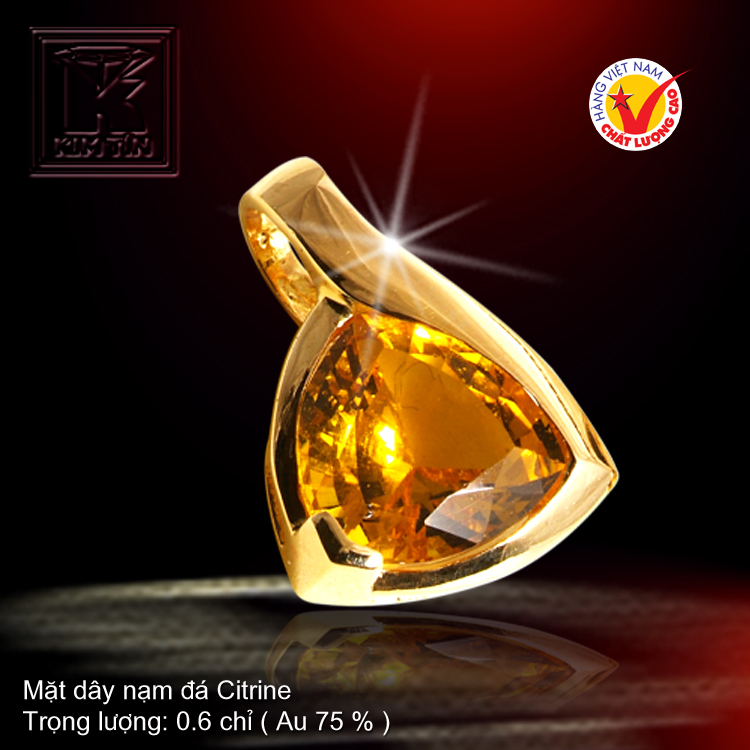 Mặt dây vàng 18K